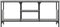vidaXL - Tv-meubel - 100x35x45 - cm - bewerkt - hout - en - ijzer - grijs - sonoma - eiken