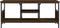 vidaXL - Tv-meubel - 100x35x45 - cm - bewerkt - hout - en - ijzer - bruin - eikenkleur