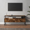 vidaXL - Tv-meubel - 100x35x45 - cm - bewerkt - hout - gerookt - eikenkleurig