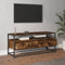vidaXL - Tv-meubel - 100x35x45 - cm - bewerkt - hout - gerookt - eikenkleurig