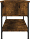 vidaXL - Tv-meubel - 100x35x45 - cm - bewerkt - hout - gerookt - eikenkleurig