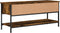 vidaXL - Tv-meubel - 100x35x45 - cm - bewerkt - hout - gerookt - eikenkleurig