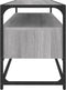 vidaXL - Tv-meubel - 100x35x45 - cm - bewerkt - hout - grijs - sonoma - eikenkleurig