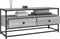 vidaXL - Tv-meubel - 100x35x45 - cm - bewerkt - hout - grijs - sonoma - eikenkleurig