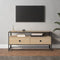 vidaXL - Tv-meubel - 100x35x45 - cm - bewerkt - hout - sonoma - eikenkleurig