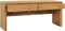 vidaXL - Tv-meubel - 100x35x45 - cm - massief - teakhout