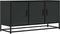 vidaXL - Tv-meubel - 100x35x50 - cm - bewerkt - hout - en - metaal - zwart