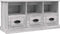 vidaXL - Tv-meubel - 100x35x50 - cm - bewerkt - hout - grijs - sonoma - eikenkleurig