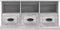 vidaXL - Tv-meubel - 100x35x50 - cm - bewerkt - hout - grijs - sonoma - eikenkleurig