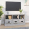 vidaXL - Tv-meubel - 100x35x50 - cm - bewerkt - hout - grijs - sonoma - eikenkleurig
