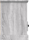 vidaXL - Tv-meubel - 100x35x50 - cm - bewerkt - hout - grijs - sonoma - eikenkleurig