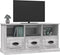 vidaXL - Tv-meubel - 100x35x50 - cm - bewerkt - hout - grijs - sonoma - eikenkleurig