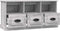 vidaXL - Tv-meubel - 100x35x50 - cm - bewerkt - hout - grijs - sonoma - eikenkleurig