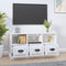 vidaXL - Tv-meubel - 100x35x50 - cm - bewerkt - hout - hoogglans - wit