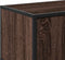 vidaXL - Tv-meubel - 100x35x50 - cm - bewerkt - hout - metaal - bruin - eikenkleur