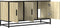 vidaXL - Tv-meubel - 100x35x50 - cm - bewerkt - hout - metaal - sonoma - eikenkleurig