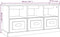 vidaXL - Tv-meubel - 100x35x50 - cm - bewerkt - hout - sonoma - eikenkleurig