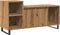 vidaXL - Tv-meubel - 100x35x55 - cm - bewerkt - hout - artisanaal - eikenkleur