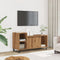 vidaXL - Tv-meubel - 100x35x55 - cm - bewerkt - hout - artisanaal - eikenkleur