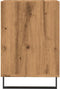 vidaXL - Tv-meubel - 100x35x55 - cm - bewerkt - hout - artisanaal - eikenkleur