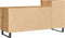 vidaXL - Tv-meubel - 100x35x55 - cm - bewerkt - hout - artisanaal - eikenkleur