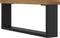 vidaXL - Tv-meubel - 100x35x55 - cm - bewerkt - hout - artisanaal - eikenkleur