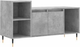 vidaXL - Tv-meubel - 100x35x55 - cm - bewerkt - hout - betongrijs