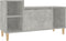 vidaXL - Tv-meubel - 100x35x55 - cm - bewerkt - hout - betongrijs