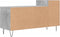 vidaXL - Tv-meubel - 100x35x55 - cm - bewerkt - hout - betongrijs