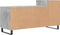 vidaXL - Tv-meubel - 100x35x55 - cm - bewerkt - hout - betongrijs
