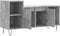vidaXL - Tv-meubel - 100x35x55 - cm - bewerkt - hout - betongrijs
