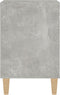 vidaXL - Tv-meubel - 100x35x55 - cm - bewerkt - hout - betongrijs