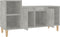 vidaXL - Tv-meubel - 100x35x55 - cm - bewerkt - hout - betongrijs