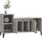 vidaXL - Tv-meubel - 100x35x55 - cm - bewerkt - hout - betongrijs