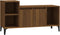 vidaXL - Tv-meubel - 100x35x55 - cm - bewerkt - hout - bruin - eikenkleur