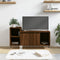 vidaXL - Tv-meubel - 100x35x55 - cm - bewerkt - hout - bruin - eikenkleur