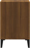 vidaXL - Tv-meubel - 100x35x55 - cm - bewerkt - hout - bruin - eikenkleur