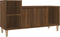 vidaXL - Tv-meubel - 100x35x55 - cm - bewerkt - hout - bruin - eikenkleur