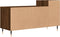 vidaXL - Tv-meubel - 100x35x55 - cm - bewerkt - hout - bruin - eikenkleur