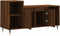 vidaXL - Tv-meubel - 100x35x55 - cm - bewerkt - hout - bruin - eikenkleur