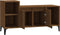 vidaXL - Tv-meubel - 100x35x55 - cm - bewerkt - hout - bruin - eikenkleur