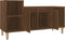 vidaXL - Tv-meubel - 100x35x55 - cm - bewerkt - hout - bruin - eikenkleur