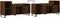 vidaXL - Tv-meubel - 100x35x55 - cm - bewerkt - hout - bruin - eikenkleur