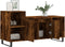 vidaXL - Tv-meubel - 100x35x55 - cm - bewerkt - hout - gerookt - eikenkleurig