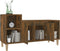 vidaXL - Tv-meubel - 100x35x55 - cm - bewerkt - hout - gerookt - eikenkleurig