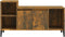vidaXL - Tv-meubel - 100x35x55 - cm - bewerkt - hout - gerookt - eikenkleurig