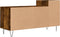 vidaXL - Tv-meubel - 100x35x55 - cm - bewerkt - hout - gerookt - eikenkleurig