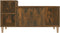 vidaXL - Tv-meubel - 100x35x55 - cm - bewerkt - hout - gerookt - eikenkleurig
