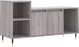 vidaXL - Tv-meubel - 100x35x55 - cm - bewerkt - hout - grijs - sonoma - eikenkleurig