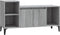 vidaXL - Tv-meubel - 100x35x55 - cm - bewerkt - hout - grijs - sonoma - eikenkleurig